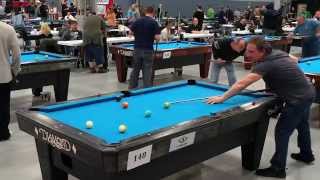 Stacy Snyder Clip 2 from the Super Billiards Expo 2014 [upl. by Ardolino253]