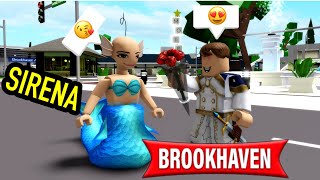 😱La pelona Sirenita se Enamora en Brookhaven😆Roblox [upl. by Jacobine140]