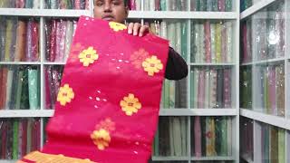 wholesale price in Dhakai jamdani saree collection [upl. by Auhsuoj25]