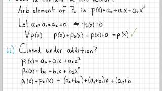 Linear Algebra Example Problems  Subspace Example 5 [upl. by Doe]