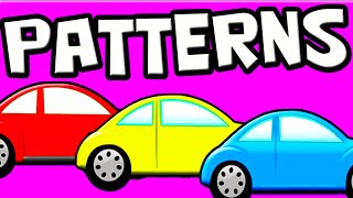 Learn PATTERNS for Kids ABC Patterns for Basic Math [upl. by Lerrud921]