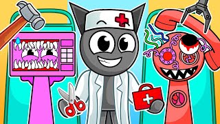 Sprunki OC GETS SURGERY Fixed Sprunki Animations [upl. by Anilosi]