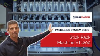 Packaging machine walkthrough Stick pack machine ST1200 [upl. by Eednil]