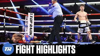 Naoya Inoue Highlight Reel Knockout of Michael Dasmarinas 3 Knockdowns in 3 Rds  FIGHT HIGHLIGHTS [upl. by Siloa]