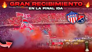 🔥🔴SALIDA HINCHADA de JUNIOR CAMPEÓN Medellín 32 Final ida Liga betplay 2023 desde el metropolitano [upl. by Ofori981]