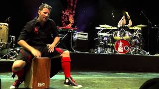 Cajon Solo  Red Hot Chilli Pipers  Live at the Lake [upl. by Kory]