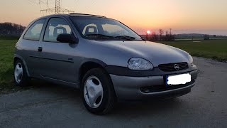 OPEL Corsa B 14i Atlanta 1996  I show you my car  drive [upl. by Meenen]