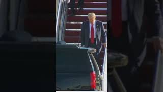 Trump lands at Joint Base Andrews for power transfer ceremony in DC [upl. by Anrol]