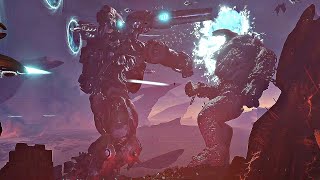 DOOM ETERNAL  Demons Fight Humans War Full Scene Ancient Gods Part 2 [upl. by Artap]