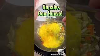 Nopales con Huevo  Shorts [upl. by Areip]