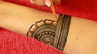 Easy Dulhan Mehndi Design for Full HandNew Bridal Henna Mehndi DesignSimple Wedding Mehdi Design [upl. by Sergius]