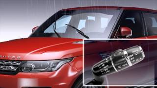 How to use the windscreen wipers  Range Rover Sport 2013 [upl. by Raseta]