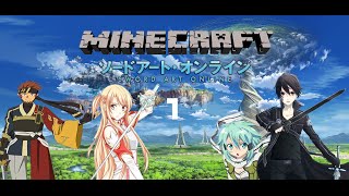 Minecraft ModPack Sword Art Online Ep1 [upl. by Rollin447]