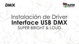 Instalar Driver USBDMX [upl. by Alenson]