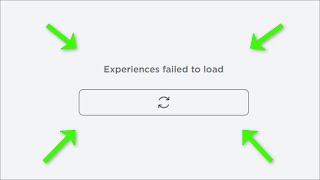 Roblox  Experiences Failed To Load  2022  Fix [upl. by Lamraj]