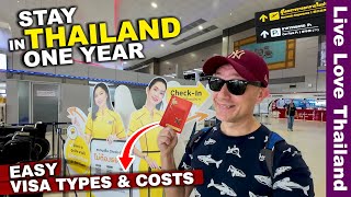 How To Stay In THAILAND Long Term  Visa Types Costs  Latest Updates amp Gifts livelovethailand [upl. by Corvin]