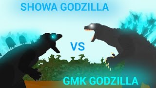 Godzilla Showa Vs Godzilla Gmk  Animation  Shín Creátíons [upl. by Leaj]