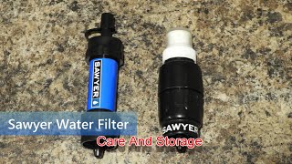 Sawyer Water Filter Cleaning and Storage [upl. by Ayaladnot844]