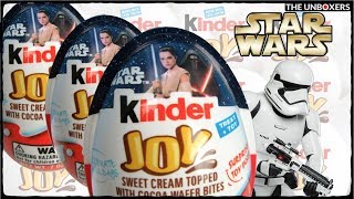 Star Wars Kinder Joy Surprise Eggs [upl. by Nidya]