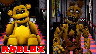 New Animatronics Golden Freddy and Springtrap in Roblox Archived Nights FNAF Roleplay [upl. by Coady]