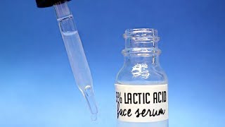 Homemade Lactic Acid Face Serum w Hyaluronic Acid Ι AHA Serum [upl. by Bianka]