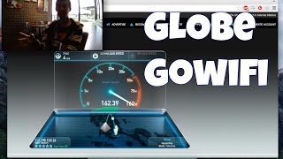 Globe GoWifi  Fiber public WiFi [upl. by Atelokin]