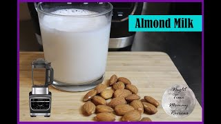 HOW TO MAKE ALMOND MILK  NINJA FOODI BLENDER [upl. by Ym]