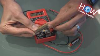 How to Use a Multimeter as Battery Tester [upl. by Niarfe]