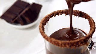 Creamy Italian Hot Chocolate Recipe  How Tasty Channel [upl. by Camp]