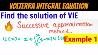 Successive Approximation Method example 1 [upl. by Nelehyram]