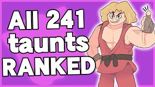 Ranking EVERY taunt in Super Smash Bros Ultimate [upl. by Ycniuq926]