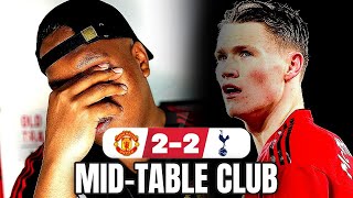 EMBARRASSING 😡  WE ARE A MIDTABLE CLUB  MAN UTD 22 TOTTENHAM  SAEED MATCH REACTION [upl. by Araas]