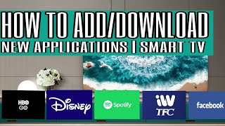 HOW TO ADDDOWNLOAD NEW APPLICATIONS IN SMART TV  DAMGOTV [upl. by Adnilemre]