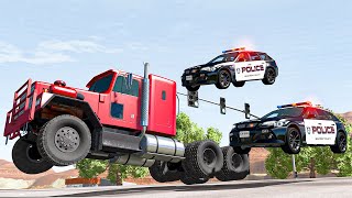 Police Car Chases 44  BeamNG DRIVE  SmashChan [upl. by Iila]