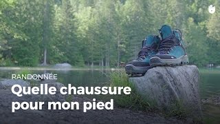 Comment choisir des chaussures adaptées à son pied  Randonnée [upl. by Quartana]