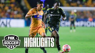 Tigres UANL vs Columbus CONCACAF Champions Cup Highlights  FOX Soccer [upl. by Quinby]