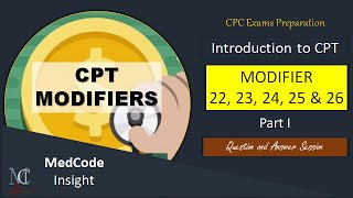 CPT modifiers with examples Part 1 [upl. by Goss]