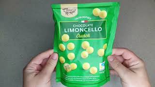 ASSAGGIO LE PALLINE DI CEREALI RICOPERTE DI CIOCCOLATO AL GUSTO LIMONCELLO TASTE TEST CHOCOLATE [upl. by Chastity319]