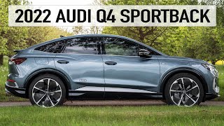 FIRST DRIVE 2022 AUDI Q4 SPORTBACK ETRON 50 QUATTRO  TESLA BEATER amp HUGE FUTURE SELLER IN DETAIL [upl. by Nitin]