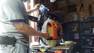 Stihl BR600 Service tutorial [upl. by Bradlee]