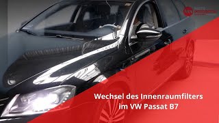 Innenraumfilter wechseln  VW Passat B7 [upl. by Namruht]