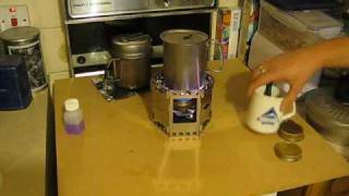 Honey Stove with Trangia Spirit Burner [upl. by Rednav]