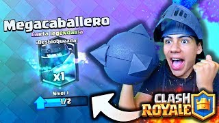 ¡GANO la NUEVA LEGENDARIA quotEl MEGACABALLEROquot en Clash Royale  ANTRAX ☣ [upl. by Dickie]