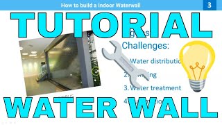 How To Build A Water Wall  Indoor Waterfall Tutorial [upl. by Harbard860]