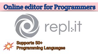 How to program online Best online IDE  Replit [upl. by Alemahs]