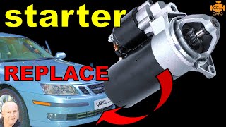 Saab 93 Starter Motor Replacement Tips and Tricks  Full guide [upl. by Belden]