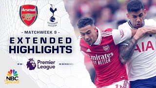 Arsenal v Tottenham Hotspur  PREMIER LEAGUE HIGHLIGHTS  1012022  NBC Sports [upl. by Crissy]