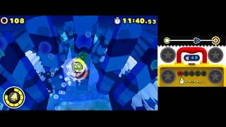 Sonic Lost World 3DS Part 12 Tropical Coast  Zone 3 [upl. by Tigges]