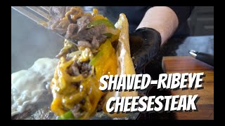 How To Make The Best Cheesesteak  Shaved Ribeye Cheesesteak Recipe [upl. by Esil]