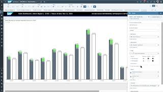 IBCS  SAP Analytics Cloud  Version mapping  SAP BW Live data [upl. by Nairadal]